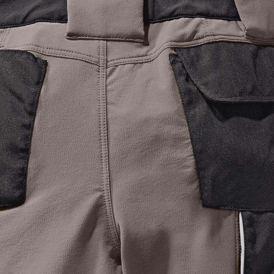 Detailed image Functional trousers e.s.dynashield, ladies' stone/black