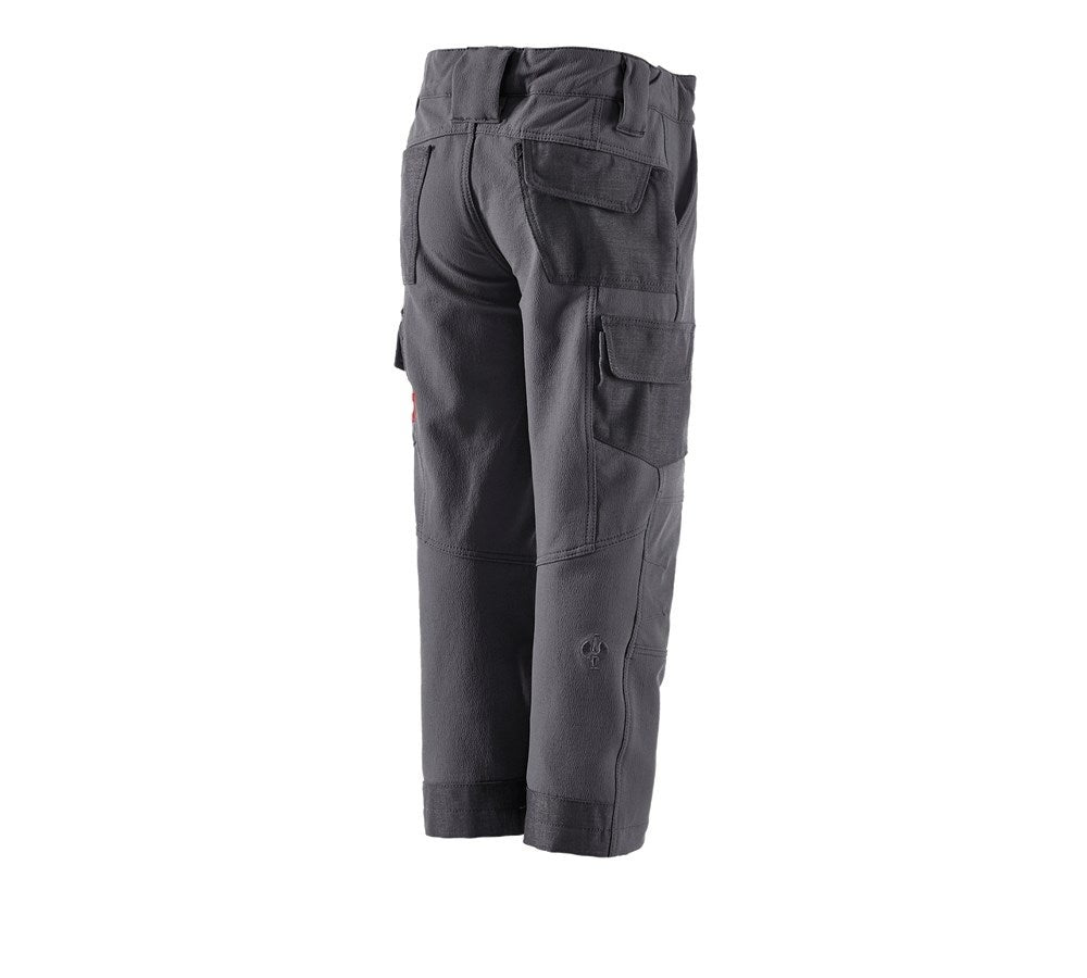 Secondary image Funct.cargo trousers e.s.dynashield solid,child. anthracite