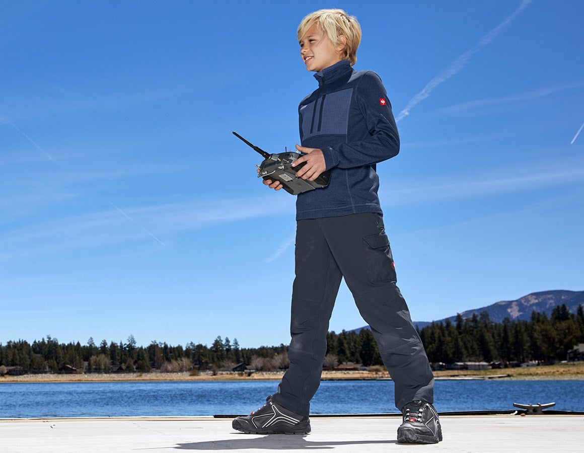 Additional image 1 Funct.cargo trousers e.s.dynashield solid,child. pacific