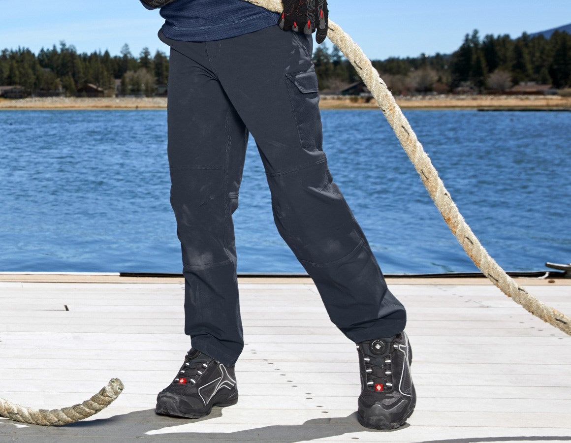 Main action image Funct.cargo trousers e.s.dynashield solid,child. pacific