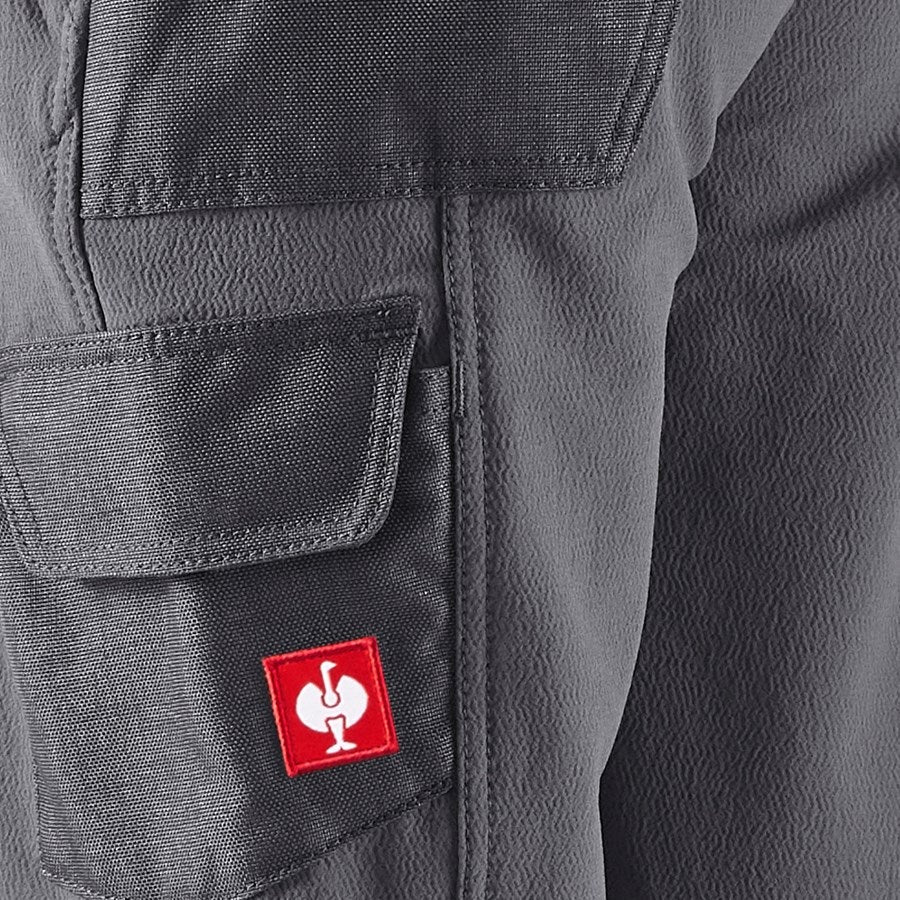 Detailed image Funct.cargo trousers e.s.dynashield solid,child. anthracite