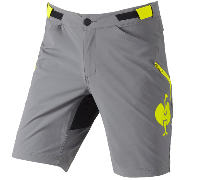 Primary image Functional short e.s.trail basaltgrey/acid yellow