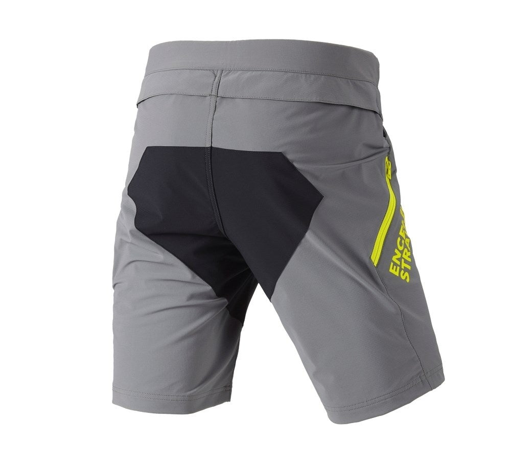 Secondary image Functional short e.s.trail basaltgrey/acid yellow