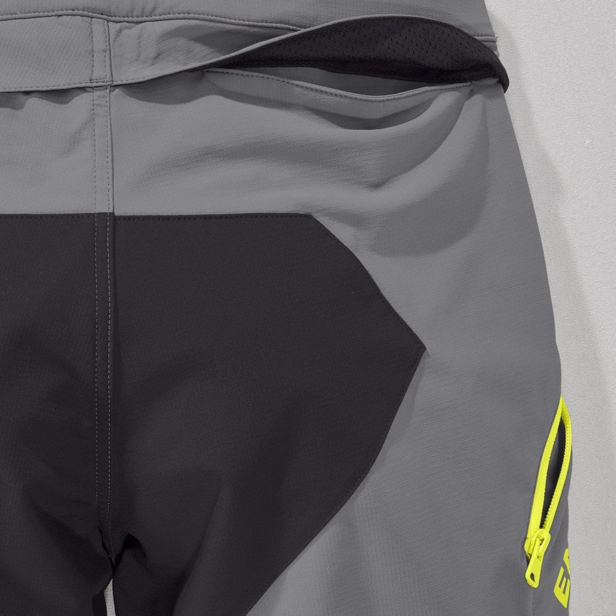Detailed image Functional short e.s.trail basaltgrey/acid yellow