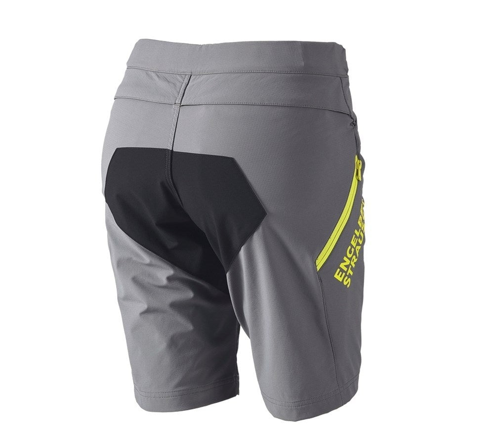 Secondary image Functional shorts e.s.trail, ladies' basaltgrey/acid yellow