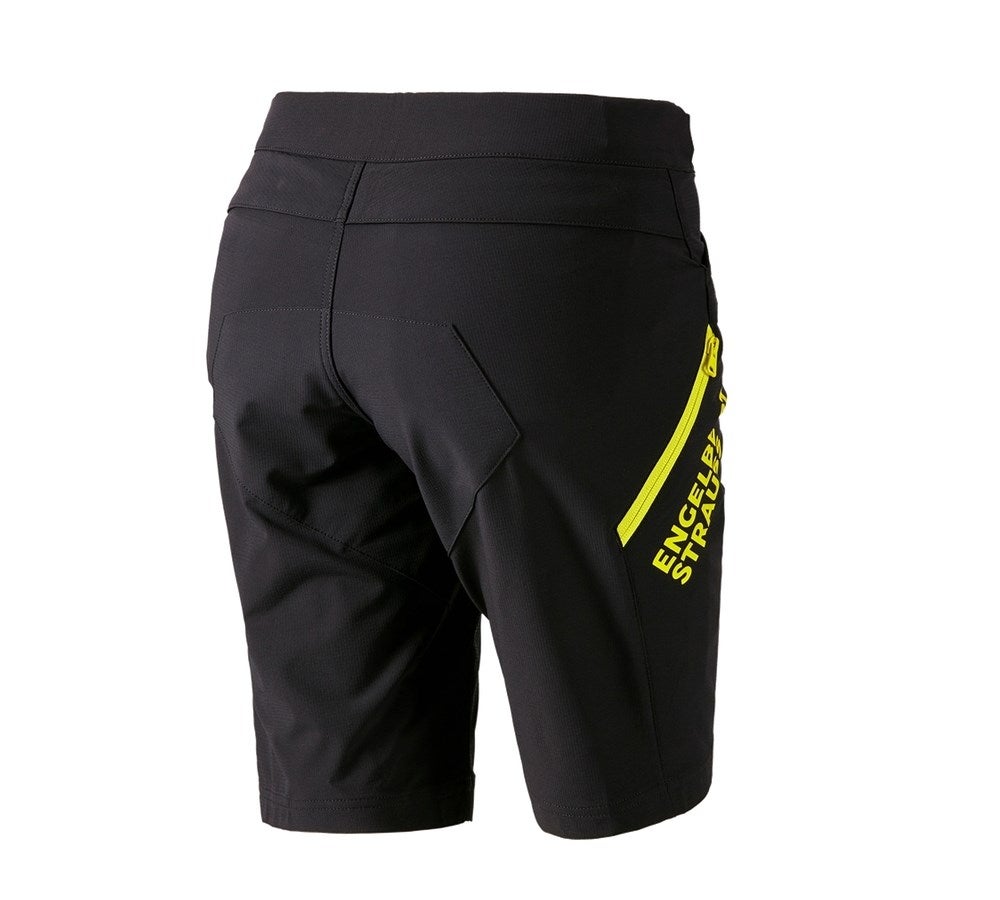 Secondary image Functional shorts e.s.trail, ladies' black/acid yellow