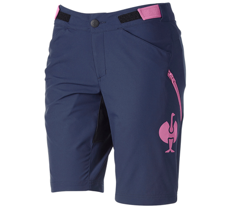 Primary image Functional shorts e.s.trail, ladies' deepblue/tarapink