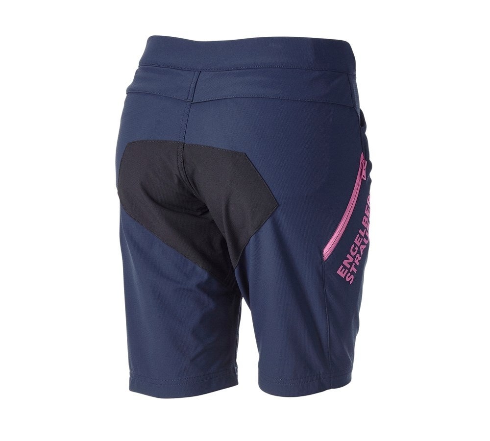 Secondary image Functional shorts e.s.trail, ladies' deepblue/tarapink
