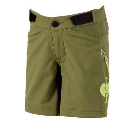 Primary image Functional short e.s.trail, children's junipergreen/limegreen