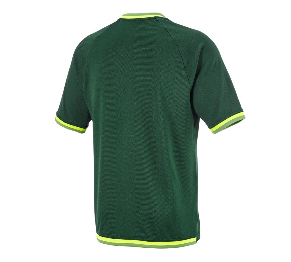 Secondary image Functional t-shirt e.s.ambition green/high-vis yellow