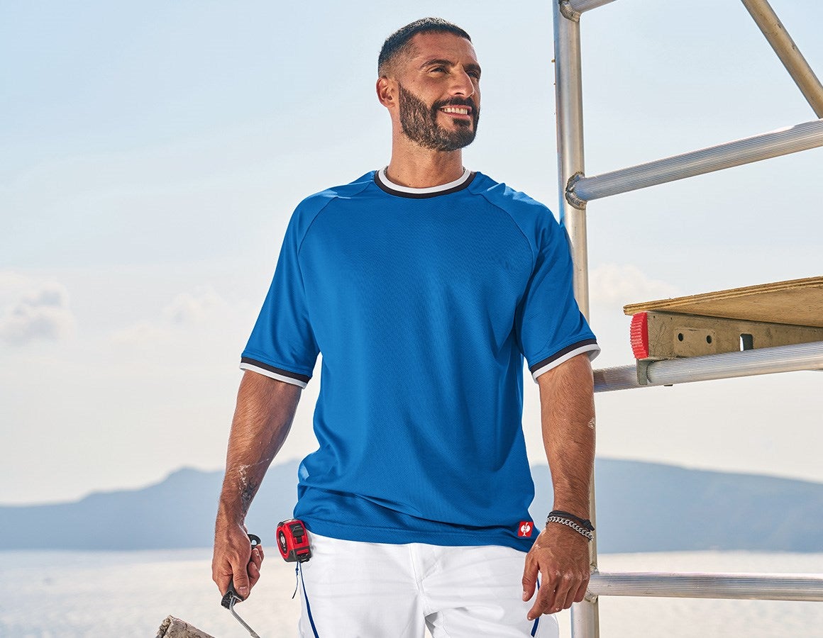 Main action image Functional t-shirt e.s.ambition gentianblue/graphite