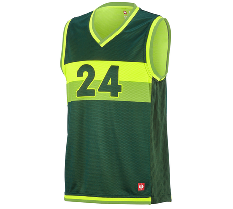 Primary image Functional tank-shirt e.s.ambition green/high-vis yellow