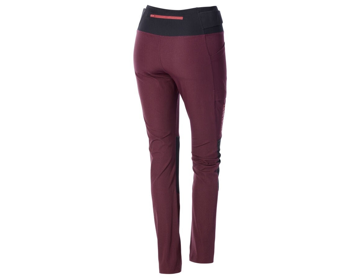 Secondary image Functional tights e.s.trail, ladies' mahoganyred/opalred