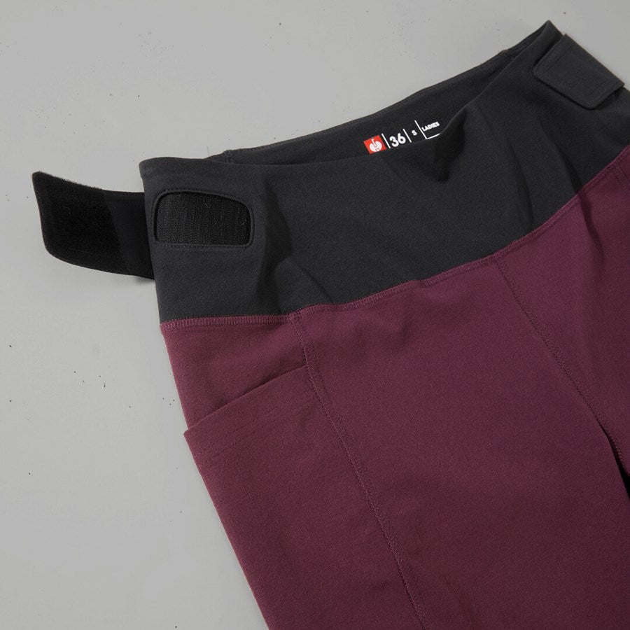 Detailed image Functional tights e.s.trail, ladies' mahoganyred/opalred