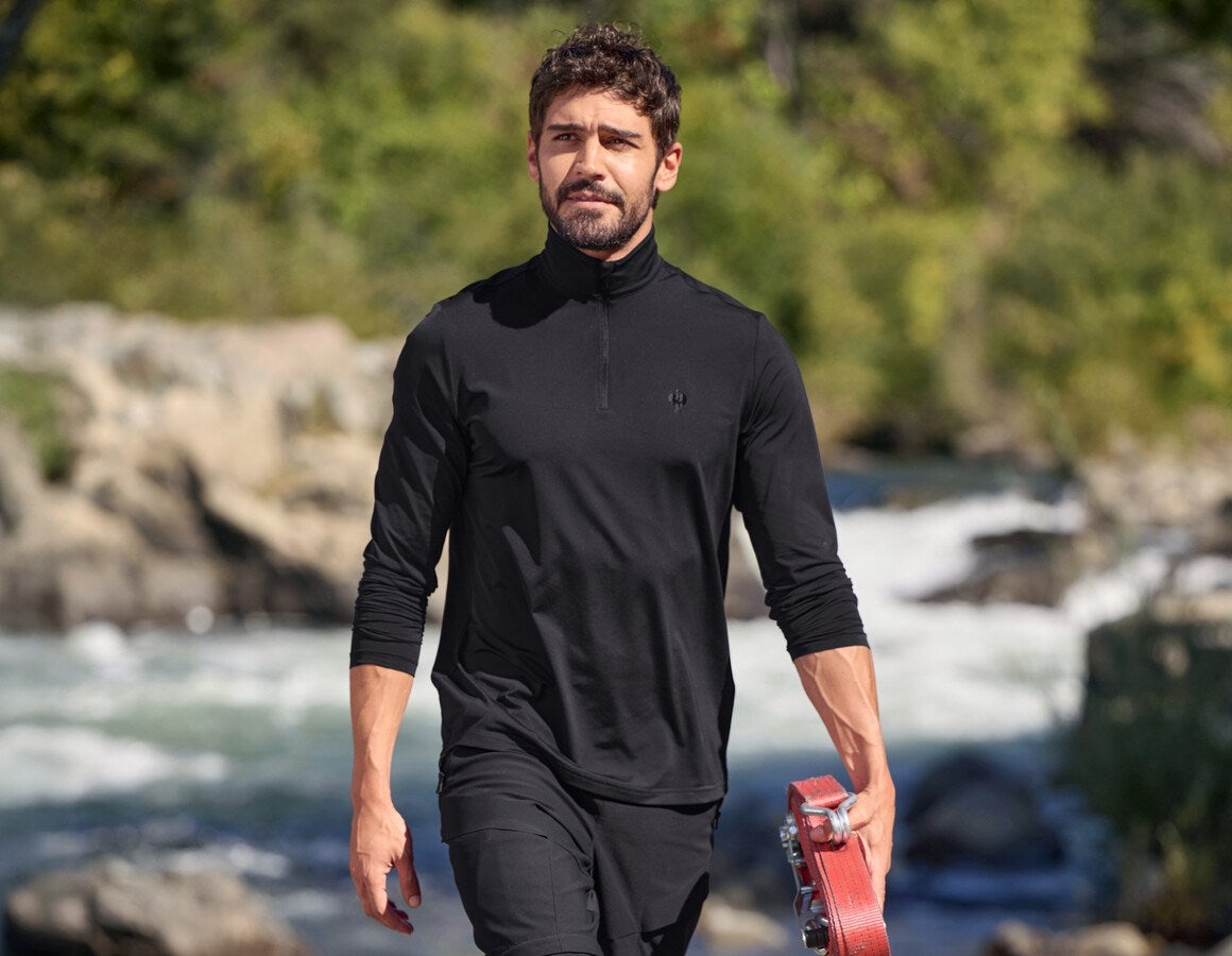 Main action image Functional troyer-longsleeve UV e.s.trail black