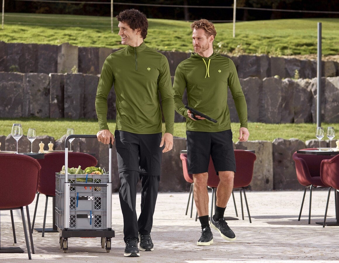 Additional image 3 Functional troyer-longsleeve UV e.s.trail junipergreen/limegreen