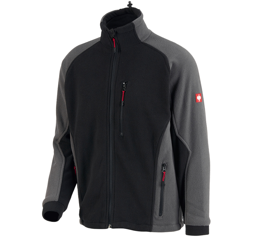 Primary image Functional fleece jacket dryplexx® wind black/anthracite