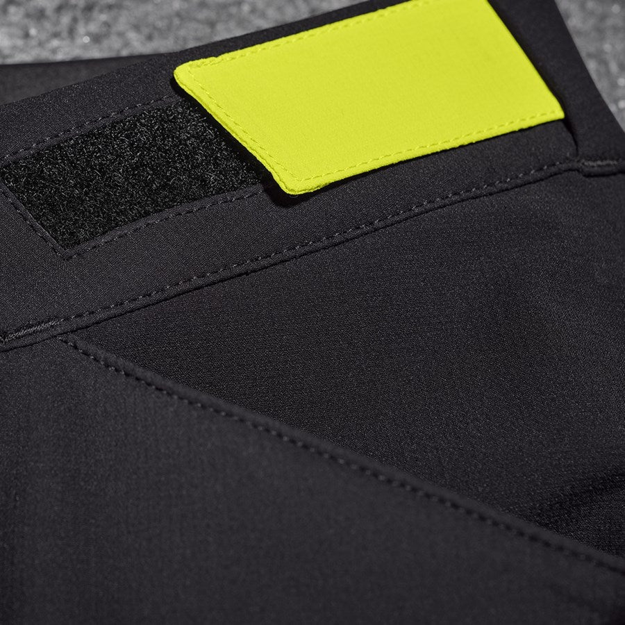 Detailed image Functional trousers e.s.trail black/acid yellow