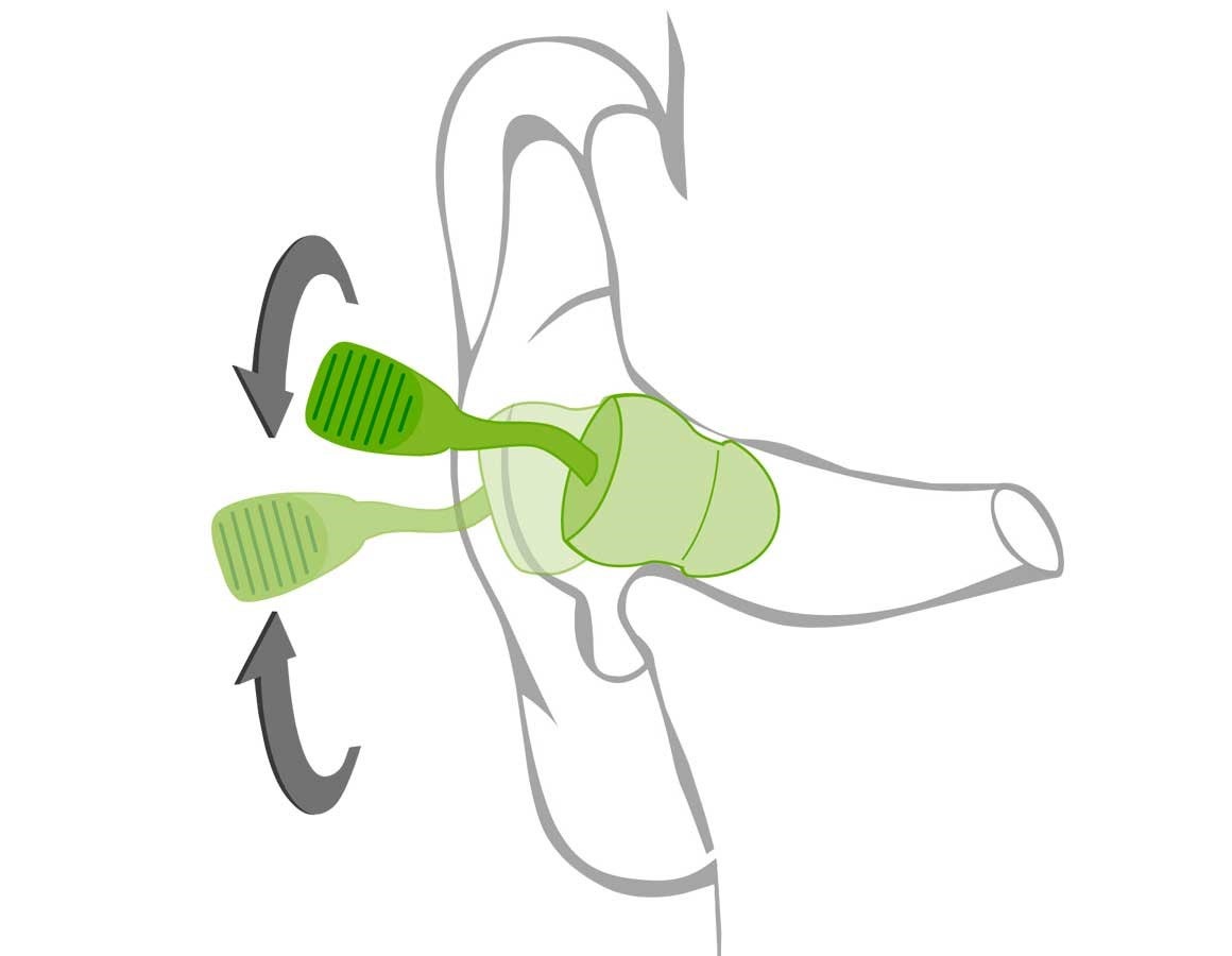 Additional image 2 Ear plugs Twisters green