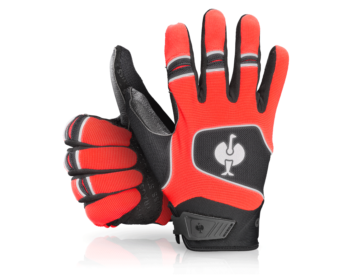Primary image Gloves e.s.ambition black/high-vis red