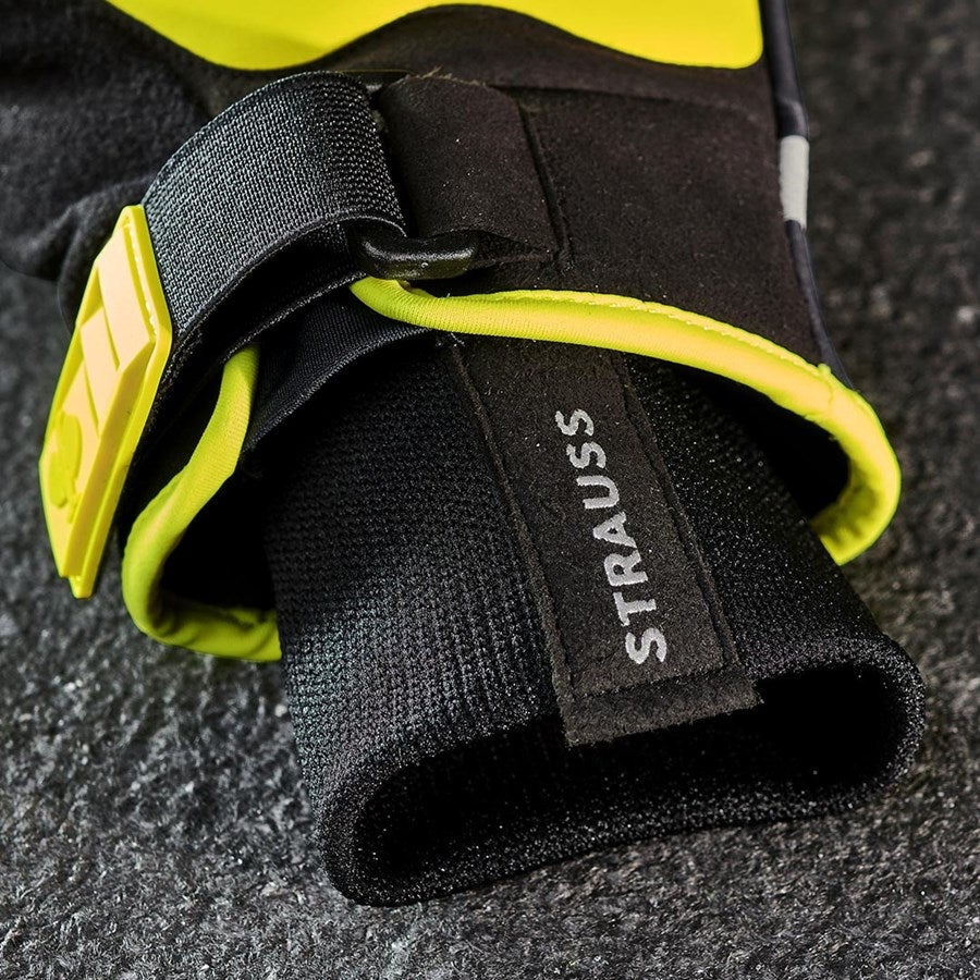 Detailed image Gloves e.s.trail winter black/acid yellow/basaltgrey