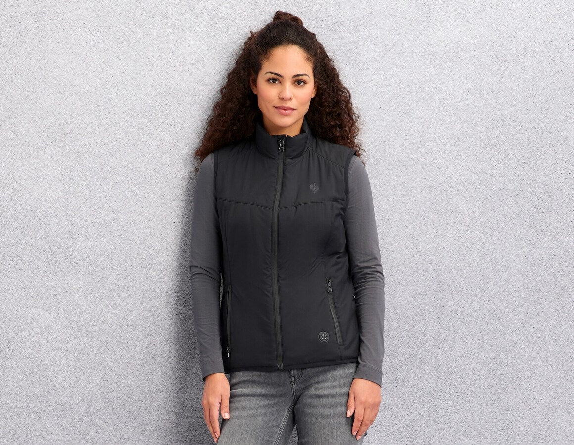Main action image Heated bodywarmer e.s.trail, ladies' black
