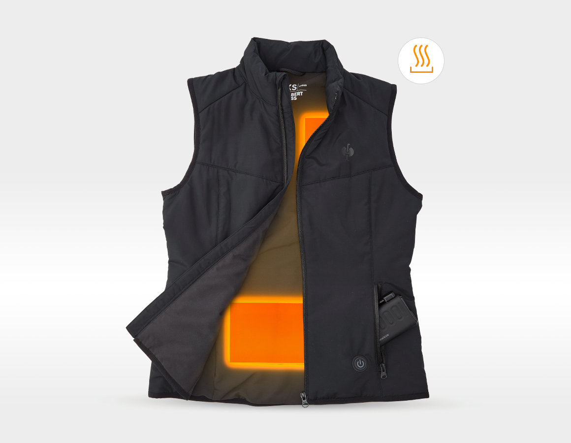 Additional image 1 Heated bodywarmer e.s.trail, ladies' black