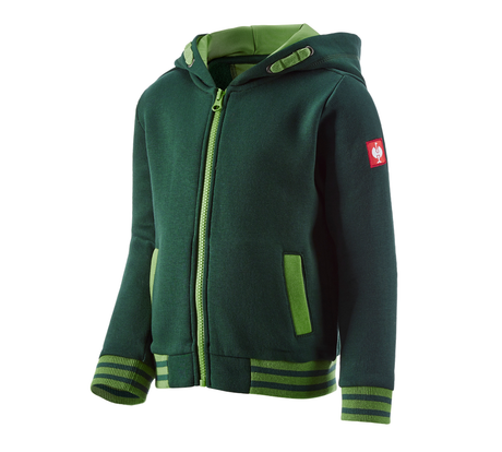 Primary image Hoody sweatjacket e.s.motion 2020, children's green/seagreen