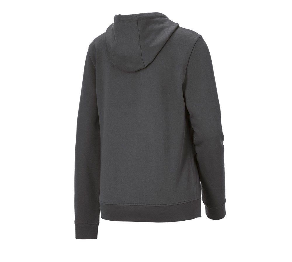 Secondary image Hoody sweatshirt e.s.iconic works, ladies' carbongrey