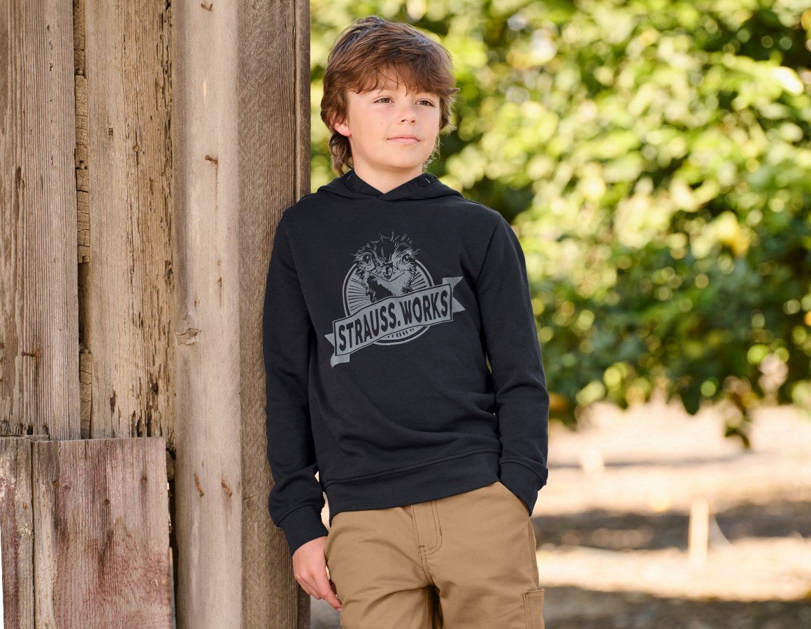 Main action image Hoody sweatshirt e.s.iconic works, children's black