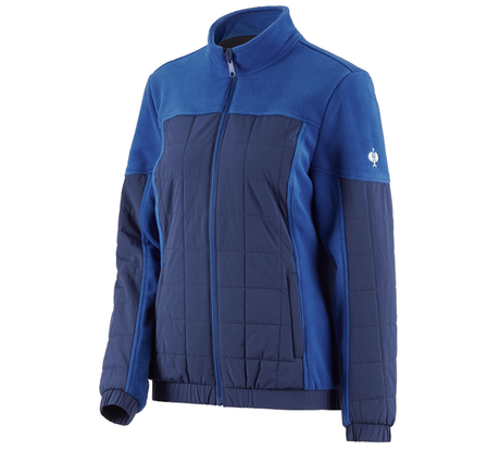 Primary image Hybrid fleece jacket e.s.concrete, ladies' alkaliblue/deepblue