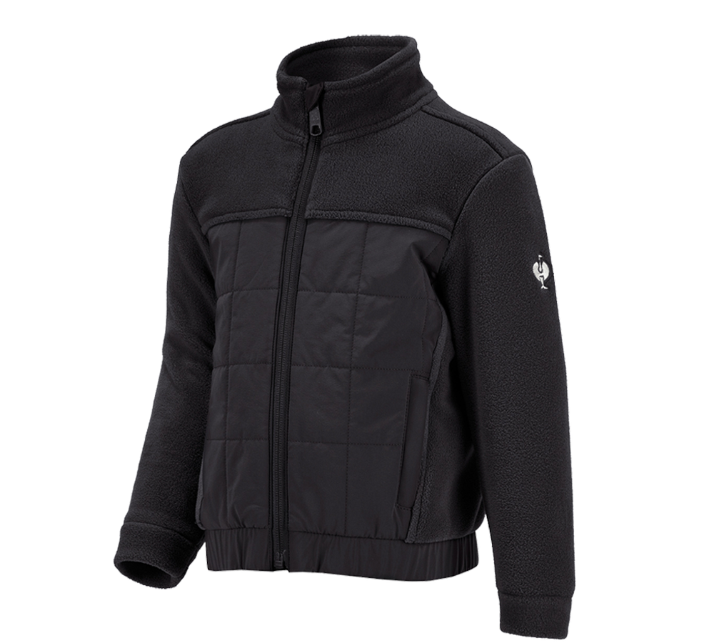 Primary image Hybrid fleece jacket e.s.concrete, children's black