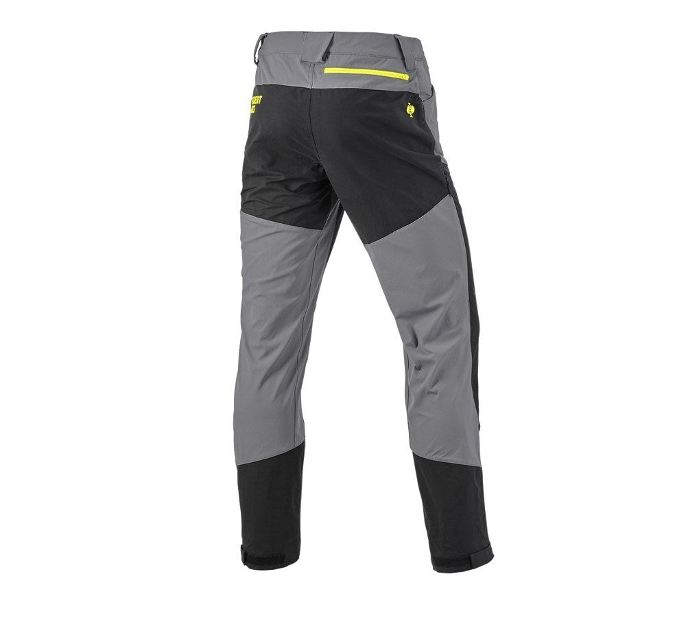 Secondary image Hybrid functional trousers e.s.trail basaltgrey/acid yellow