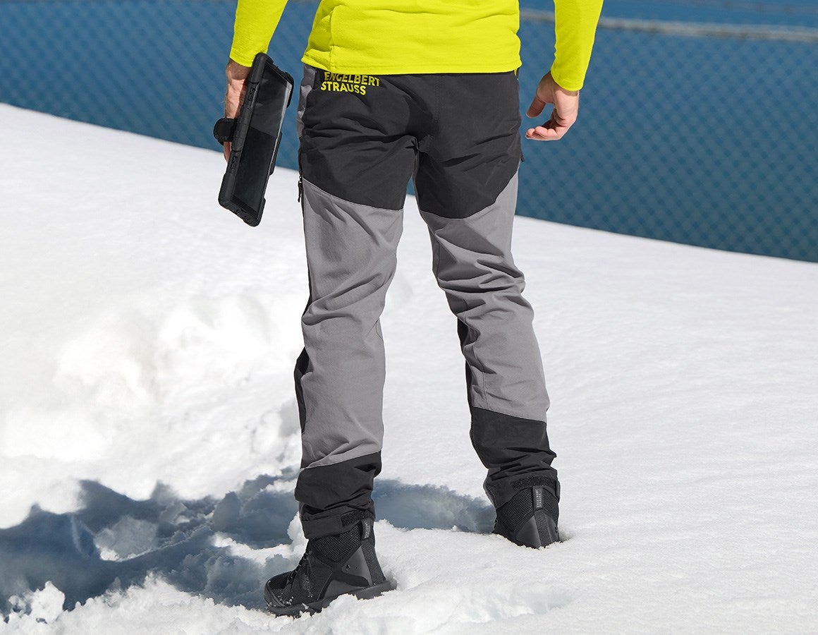 Additional image 1 Hybrid functional trousers e.s.trail basaltgrey/acid yellow