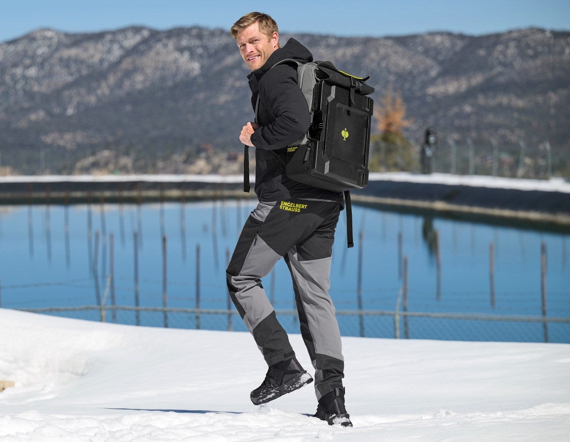 Additional image 2 Hybrid functional trousers e.s.trail basaltgrey/acid yellow