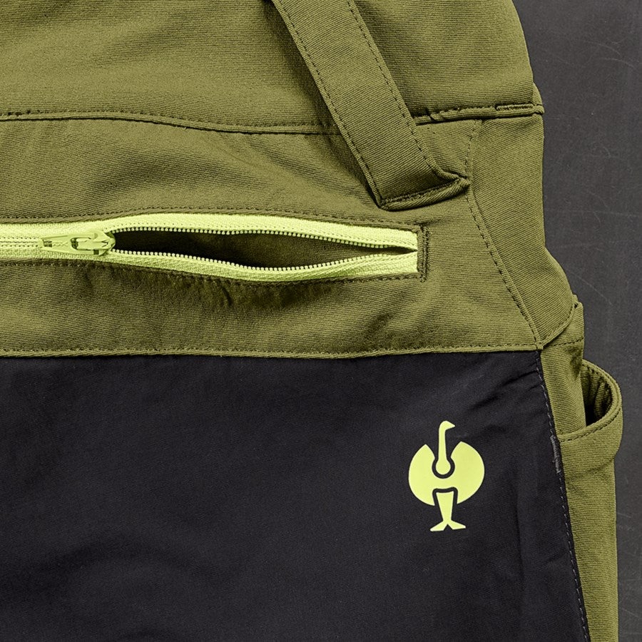 Detailed image Hybrid functional trousers e.s.trail junipergreen/limegreen
