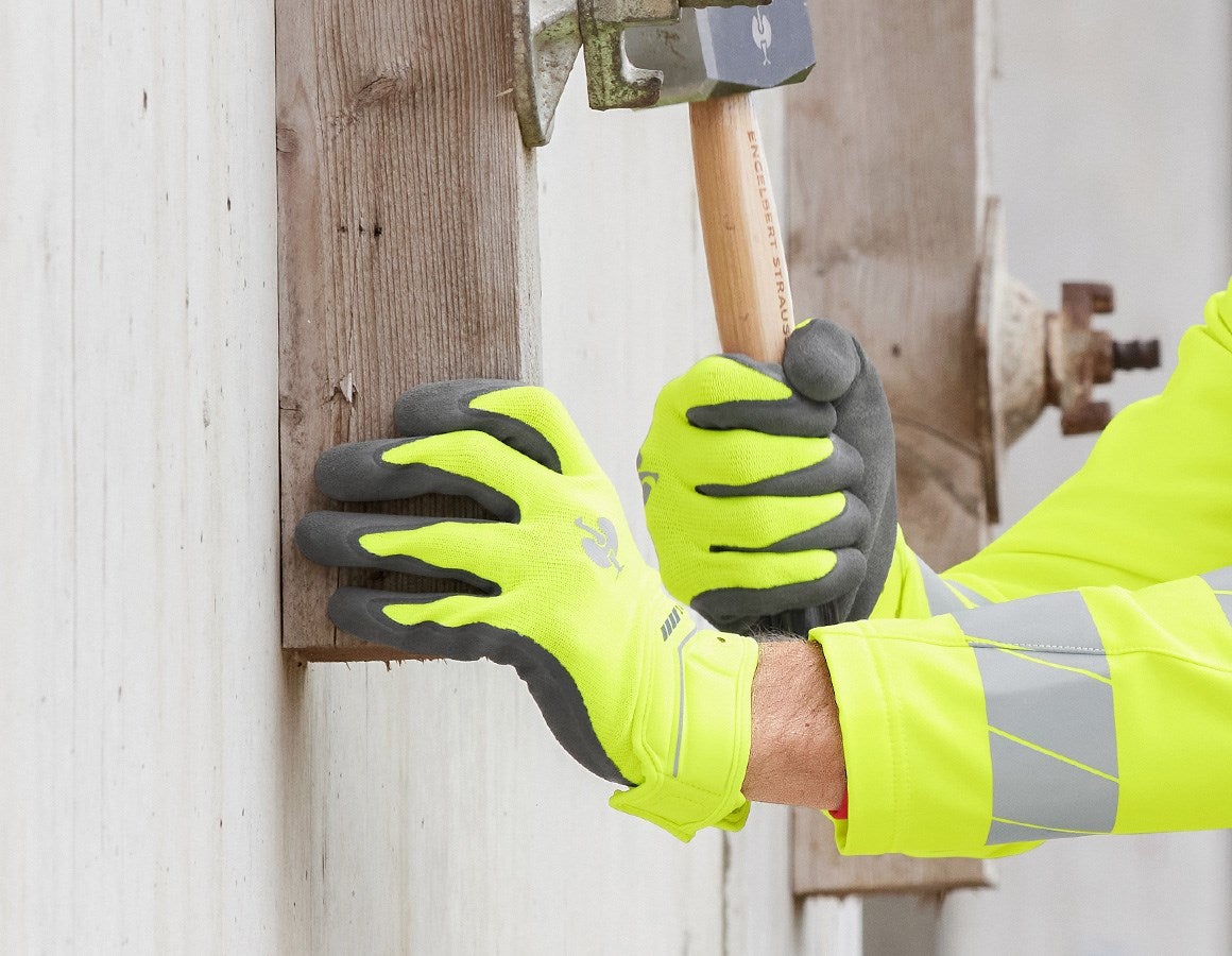 Additional image 1 Hybrid gloves e.s.motion 24/7 high-vis yellow/anthracite