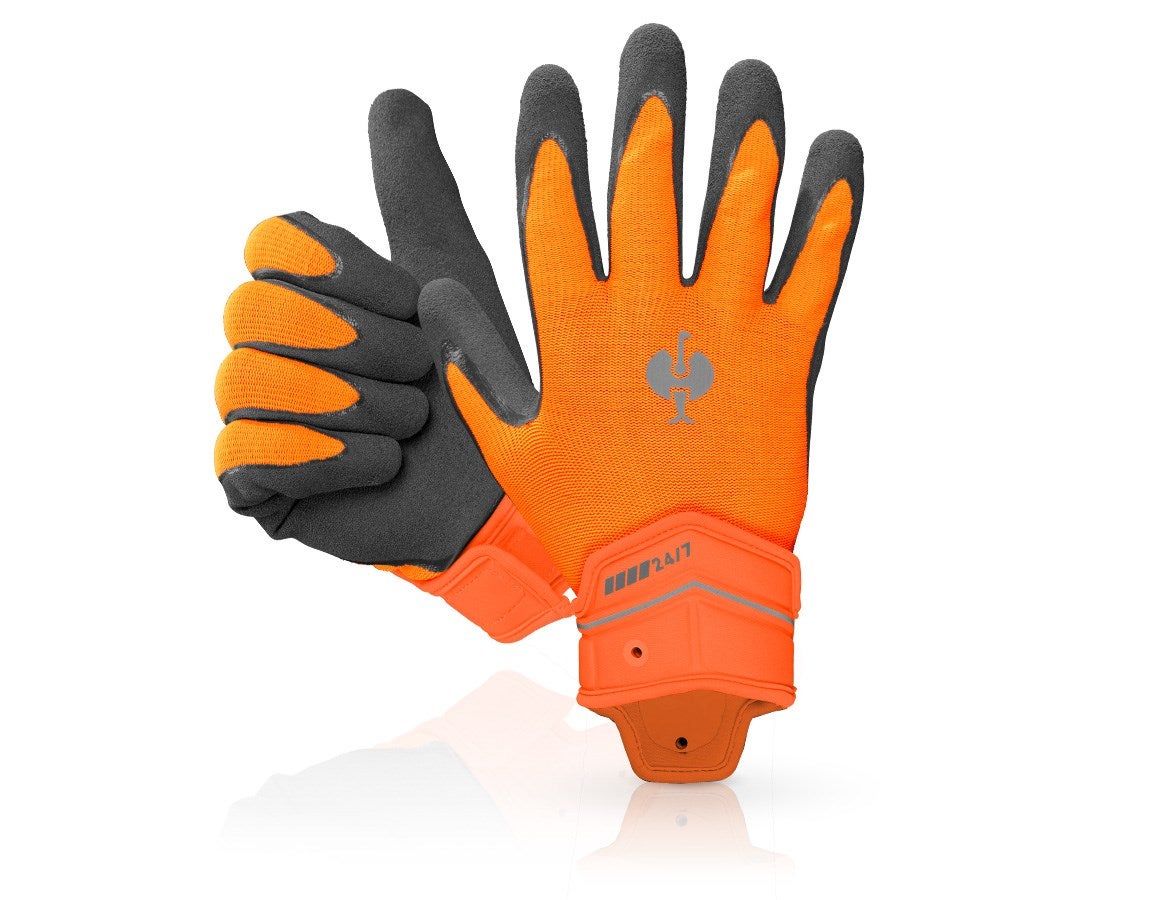 Primary image Hybrid gloves e.s.motion 24/7 high-vis orange/anthracite