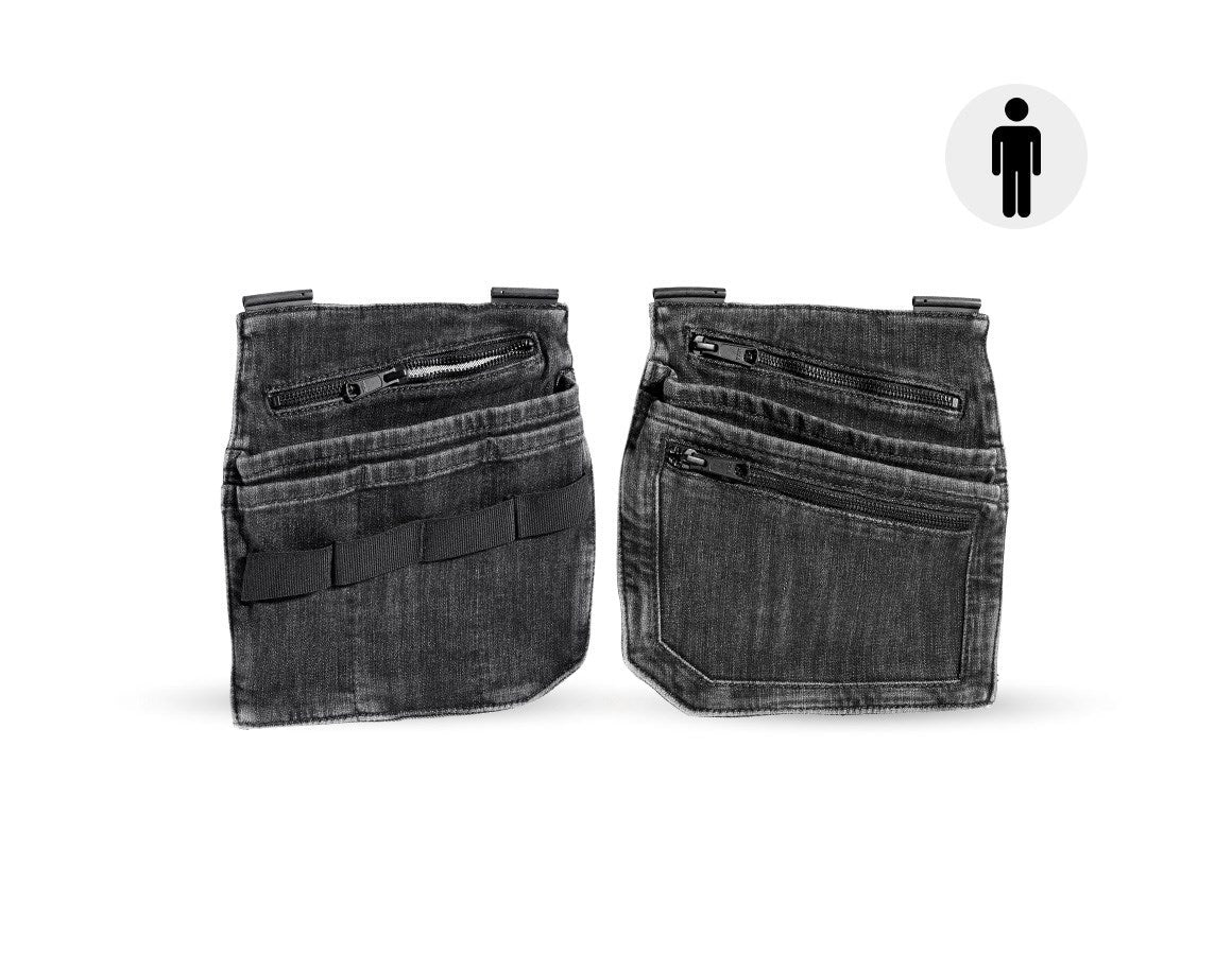 Primary image Denim tool bags e.s.concrete blackwashed