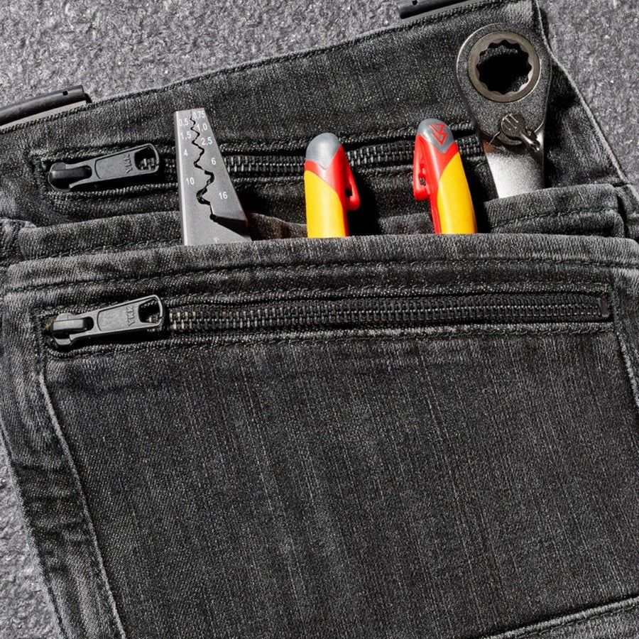 Detailed image Denim tool bags e.s.concrete blackwashed