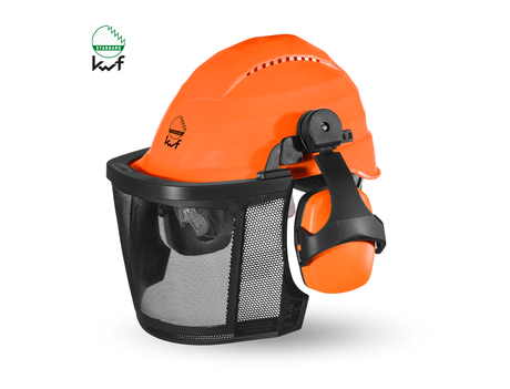 Primary image KWF Forester's helmet combination Professional orange