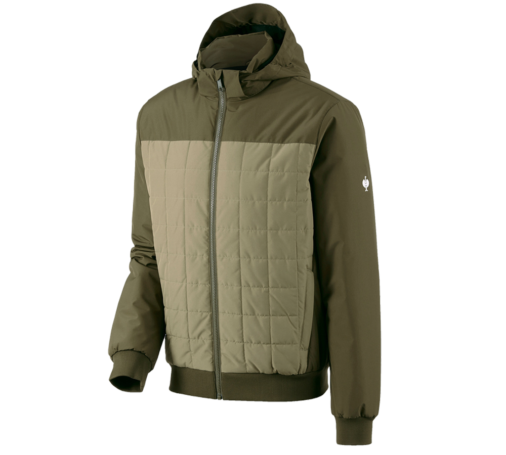 Primary image Hooded pilot jacket e.s.concrete mudgreen/stipagreen