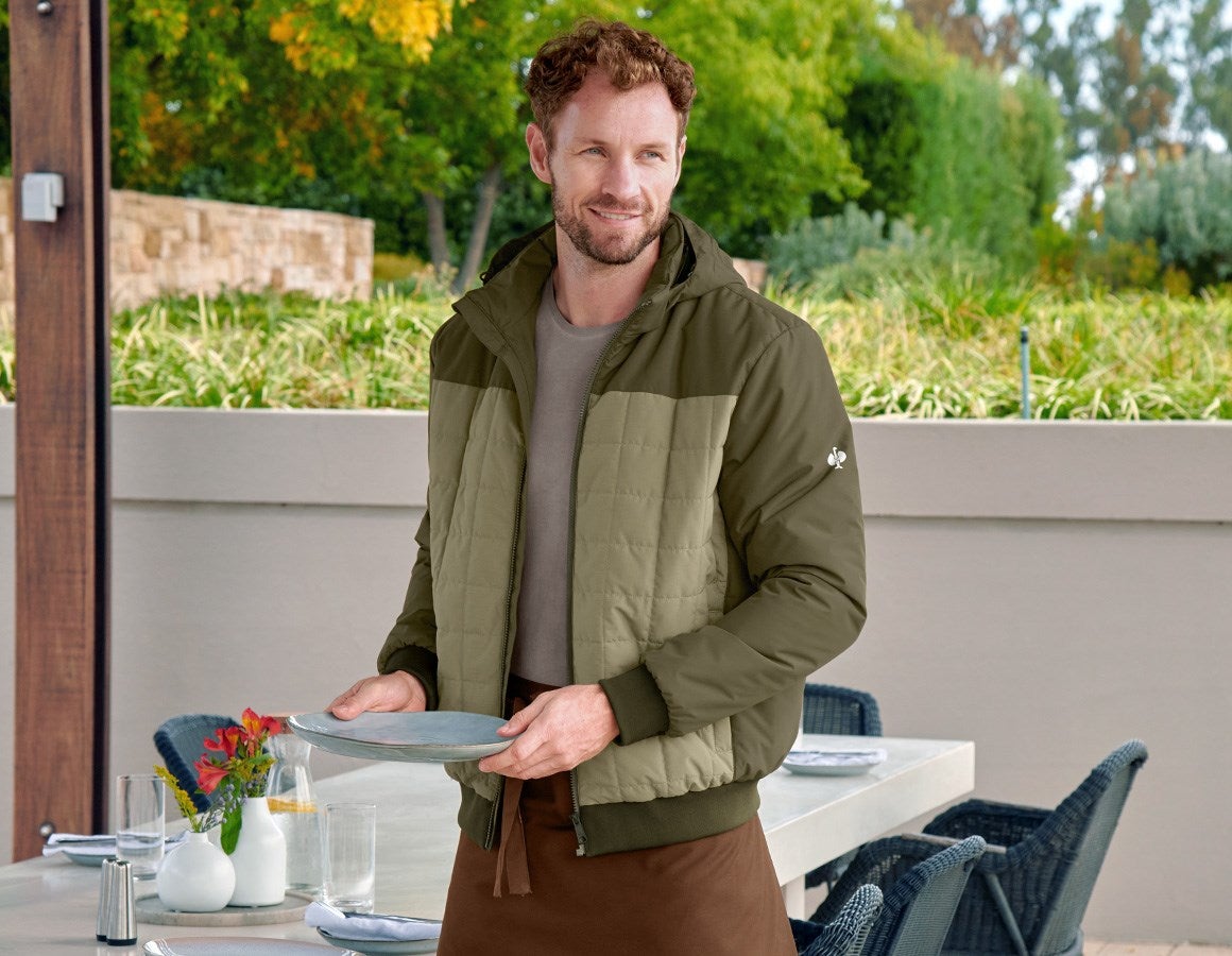 Additional image 2 Hooded pilot jacket e.s.concrete mudgreen/stipagreen