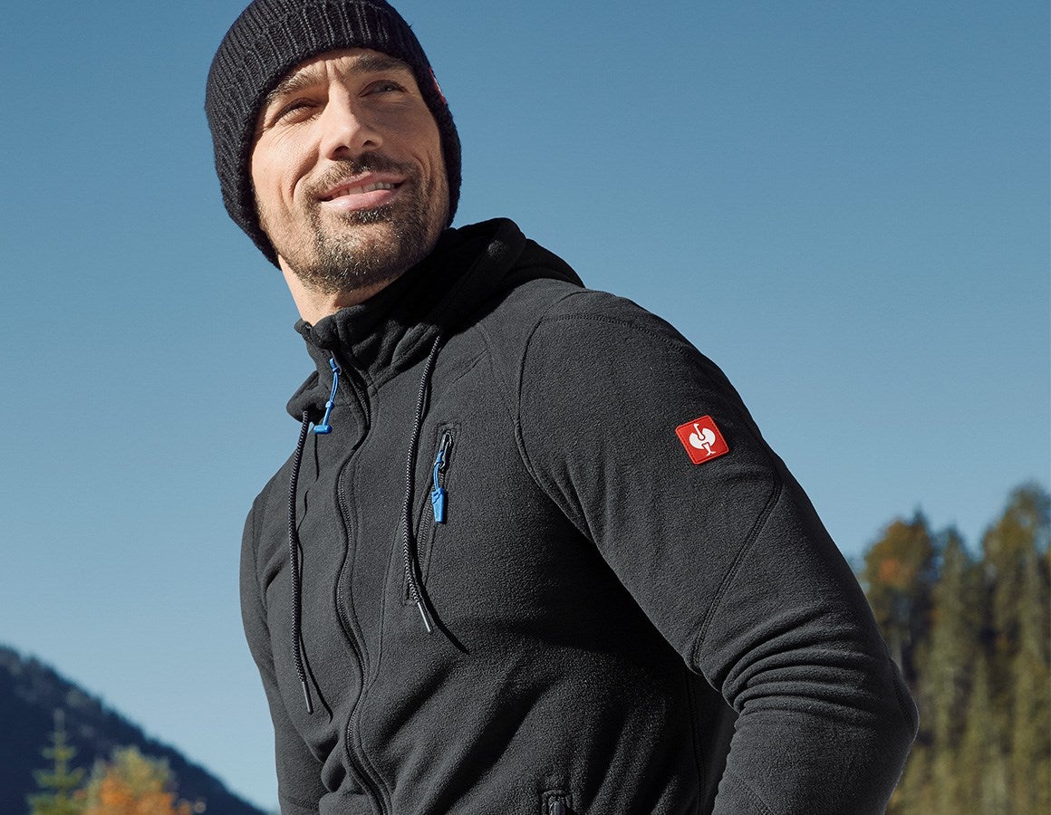 Additional image 1 Hooded fleece jacket e.s.motion 2020 graphite