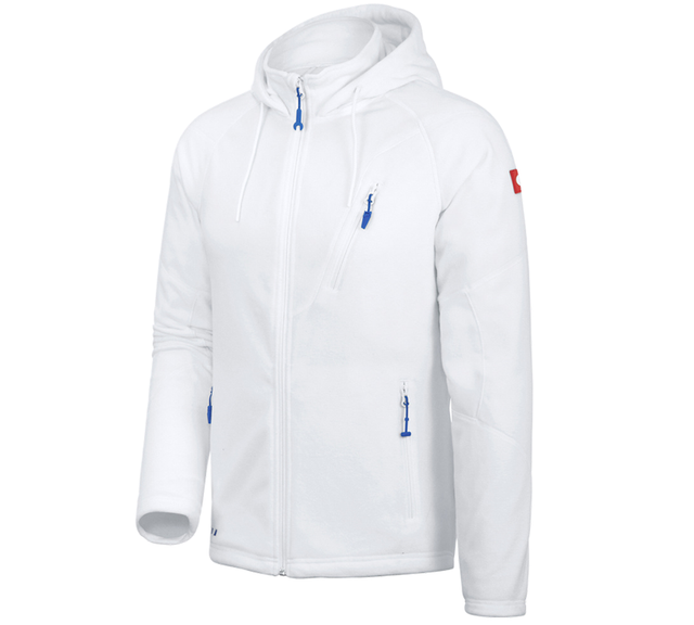 Primary image Hooded fleece jacket e.s.motion 2020 white