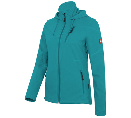 Primary image Hooded fleece jacket e.s.motion 2020, ladies' ocean