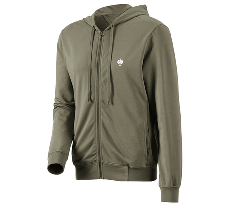 Primary image Hooded sweat jacket e.s.motion ten moorgreen vintage