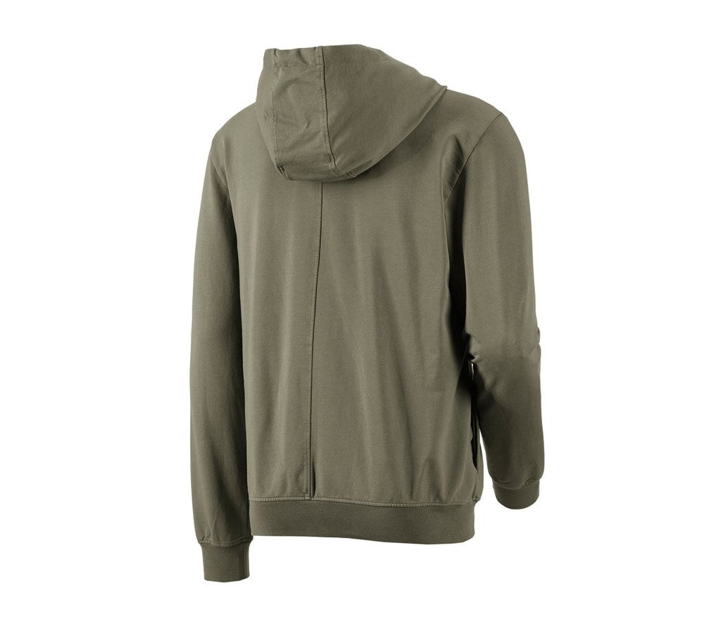 Secondary image Hooded sweat jacket e.s.motion ten moorgreen vintage