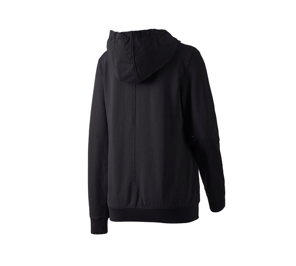 Secondary image Hooded sweat jacket e.s.motion ten,ladies' oxidblack vintage