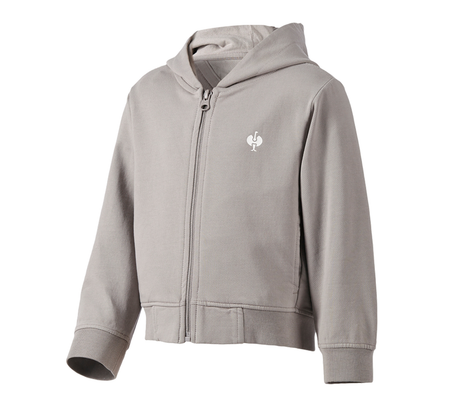 Primary image Hooded sweat jacket e.s.motion ten, children's opalgrey vintage
